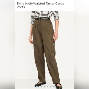 Old Navy, XXL TALL, high waisted cargo, trousers.